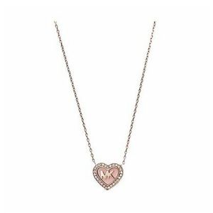 Michael Kors rose gold two tone necklace